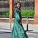 Embroidered Green Dress Boho Chic Dress Embroidered Vyshyvanka Dress, Dresses, Sevastopol,  Фото №1