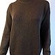 Oversize с японским плечом из кашемира и мериноса. Свитеры. Cashmere & Wool / Машинное вязание. Интернет-магазин Ярмарка Мастеров.  Фото №2