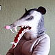 Order Possum Mask, Halloween Costume, Fancy Dress, Halloween. AnzhWoolToy (AnzhelikaK). Livemaster. . Props for animators Фото №3