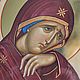  Handwritten icon of Panagia in lament, Icons, Moscow,  Фото №1