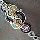 Заказать  Серьги-пусеты+браслет : изящество. luxurysoutache. Ярмарка Мастеров. . Комплекты украшений Фото №3