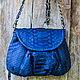Bag genuine Python leather Lulu, Classic Bag, Denpasar,  Фото №1