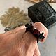 Гранатовый крест на цепочке! Стильное украшение! Тренд сезона!. Колье. Artstonebijou. Ярмарка Мастеров.  Фото №5