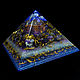 Orgonite - Quartz crystal, Amethyst. Pyramid. Worldorgonite. My Livemaster. Фото №5