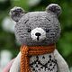 Вязаная игрушка Мишка для украшения интерьера детской комнаты, игр. Мягкие игрушки. Наталья Виноградова (Куляко) (natalynewborn). Ярмарка Мастеров.  Фото №4