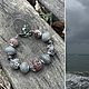 Браслет из натуральных камней Яшма, Браслет из бусин, Геленджик,  Фото №1