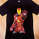 Iron Man. Футболки. Rodina art&graphic design. Ярмарка Мастеров.  Фото №6