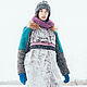 Fur coat in ethnic style "rime", Fur Coats, Omsk,  Фото №1