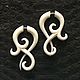   Curl 'feldeper'. Single earring. Garuda. My Livemaster. Фото №5