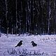 Интерьерная картина маслом. "Зимний лес". Картины. Elena Lesnova (naturesoul). Интернет-магазин Ярмарка Мастеров.  Фото №2