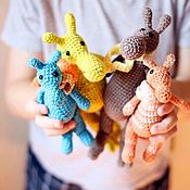 Master class on crochet toys, Hippo Gennady