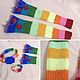 POLAINAS /slingogetry 'arco iris arco de ganchillo. Leg warmers. Gala Devi (crochet design). Ярмарка Мастеров.  Фото №5