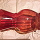 Vase CZECHOSLOVAKIA glass 1950s vintage: 21,5 cm. Vintage vases. From USSR. Online shopping on My Livemaster.  Фото №2
