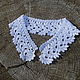 Lace collar No. №28. Collars. Lace knitting workshop. Lidiya.. My Livemaster. Фото №6