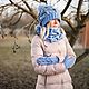 Order A set of winter Merino 'Gentle cloud'. Olga Lado. Livemaster. . Headwear Sets Фото №3