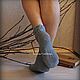 Order Socks ' Zen ' in gray. Shop Natalia Glebovskaya. Livemaster. . Socks Фото №3