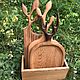 Juego de tablas de cortar-servir con soporte. Cutting Boards. Компания Wood Makers. Интернет-магазин Ярмарка Мастеров.  Фото №2
