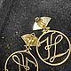 Винтаж: Клипсы Karl Lagerfeld. Броши винтажные. VINTAGE _MARI. Ярмарка Мастеров.  Фото №4