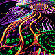 UV visionary painting 'Fluororunner'. Subculture Attributes. Fractalika. My Livemaster. Фото №5