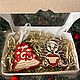 Подарочный набор деревянных игрушек в коробочке. Елочные игрушки. WoodShop. Интернет-магазин Ярмарка Мастеров.  Фото №2