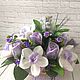 Floral arrangement of soap in lavender tones. Soap. magic soap (dinamagicsoap). Online shopping on My Livemaster.  Фото №2