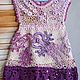 Elegant dress,, Lavender ' for girls crochet, Irish lace. Dresses. Valerie (crocheting ). Online shopping on My Livemaster.  Фото №2