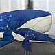 Игрушка ручной работы Кит, 58 см. Мягкие игрушки. Игрушки ручной работы mimitoys. Ярмарка Мастеров.  Фото №11