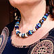 Заказать ЧЕРНИЧНЫЕ НОЧИ бусы. Jewelry JY. Ярмарка Мастеров. . Бусы Фото №3