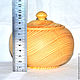 Wooden pot-barrel, salt shaker with a lid made of pine. K5. Candy Dishes. ART OF SIBERIA. My Livemaster. Фото №5