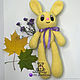 Order Soft toy hare knitted from plush yarn cute Bunny. vyazunchiki-lz (vyazunchiki-lz). Livemaster. . Stuffed Toys Фото №3