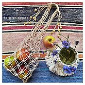 Сумки и аксессуары handmade. Livemaster - original item String bag for storing vegetables and fruits. Handmade.