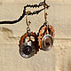 Classic earrings: with 'China Time' dials. Earrings. Moon Rainbow (khelena). My Livemaster. Фото №4