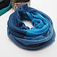 Snood knitted scarf for women from kid mohair in two turns, Snudy1, Cheboksary,  Фото №1