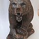 Медведь из камня. Медведь в интерьер. Медведь из кальцита, Скульптуры, Кунгур,  Фото №1