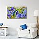 Картина с цветами "Голубые маки" холст масло 25 на 40 см. Картины. Картины Наталии и Елены (NataLenaArt). Ярмарка Мастеров.  Фото №5