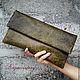 Clutch bag genuine leather Antique, Clutches, Moscow,  Фото №1