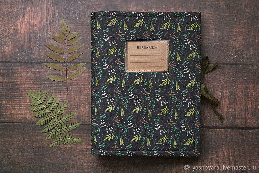 Album for herbarium Fern forest (A4, for 30 plants), Photo albums, Krasnogorsk,  Фото №1