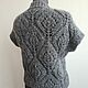 Order Grey vest in the style of Brunello Cucinelli. Knitted with love. Livemaster. . Vests Фото №3