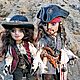 Jack Sparrow and Angelica teach, portrait, author's dolls, Portrait Doll, St. Petersburg,  Фото №1