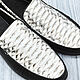 Men's moccasins made of genuine python leather and calfskin!. Moccasins. SHOES&BAGS. My Livemaster. Фото №5