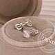 Золотые серьги пусеты с бриллиантами. Серьги-пусеты. FROLOF JEWELRY. Ярмарка Мастеров.  Фото №6