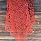 Order Stole Coral reef openwork knitted linen. Bright Shawls by BorchankaZL. Livemaster. . Wraps Фото №3