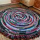 Ковёр вязаный. Ковры. Woolmood. Ярмарка Мастеров.  Фото №5
