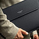 Чехол Macbook  Air 15 кожаный синий. Чехол. TONY LEO. Ярмарка Мастеров.  Фото №5