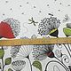 Ткань рогожка хлопок 100% Сказочные цветы. Ткани. Оксана    Льняной мир. Ярмарка Мастеров.  Фото №5