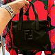 Винтаж: Великолепная мини-сумка FENDI из черного нейлона. Сделано в Италии. Сумки винтажные. Chic bags. Ярмарка Мастеров.  Фото №5