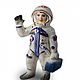 Елочная игрушка "Космонавт с чемоданом" белый, Елочные игрушки, Санкт-Петербург,  Фото №1