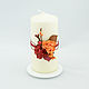 Candles home 'Autumn'. Wedding Candles. Wedding accessories handmade. Online shopping on My Livemaster.  Фото №2