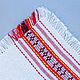 Салфетка "Малютка" домотканая из хлопка. Салфетки. Льница. Ярмарка Мастеров.  Фото №4