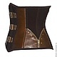 Корсет с натуральной кожей. Одежда для субкультур. Shi Corset (Анна). Интернет-магазин Ярмарка Мастеров.  Фото №2